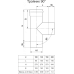 Дымоход Briz - Тройник D150 угол 90 (оц.сталь 0,5мм)