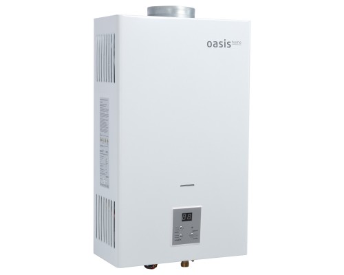 Водонагреватель газовый Oasis Home MW-10 (электр. модуляция) Водонагреватель газовый Oasis Home MW-10 (электр. модуляция)