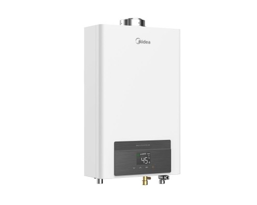 Водонагреватель газовый Midea MGIWH-10-CC SEINE (турбо, коакс. дымоход) Водонагреватель газовый Midea MGIWH-10-CC SEINE (турбо, коакс. дымоход)