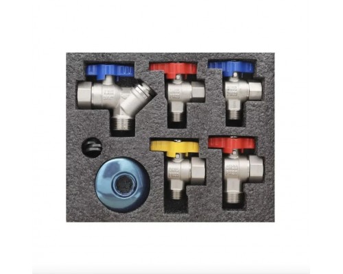 Набор кранов для газового котла 1/2"-3/4" TIM DE101K