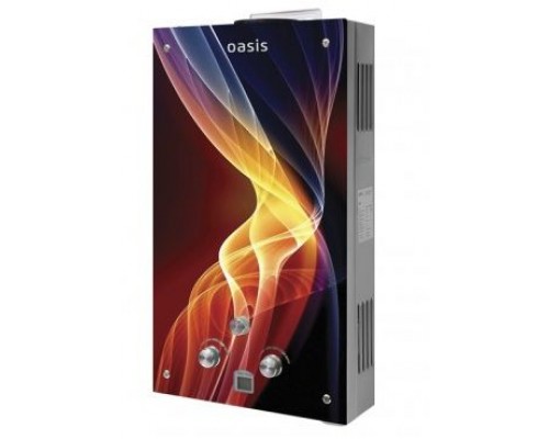 Водонагреватель газовый Oasis Glass 20RG N (Пламя)