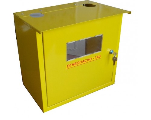 Ящик для газового счетчика G4 (110 мм) металлический с задней стенкой
