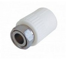Муфта ПП с накидной гайкой D25х3/4" ВР Valfex