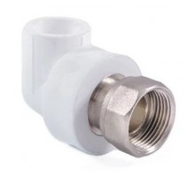 Угольник ПП с накидной гайкой D25х3/4" ВР RTP