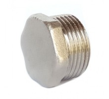Заглушка никелированная 1-1/2" (Ду40) НР TIM