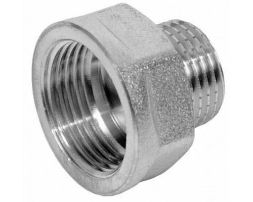 Переходник 2"ВН х 1"НР (Ду50х25) никелированный Zeissler Переходник 2"ВН х 1"НР (Ду50х25) никелированный Zeissler