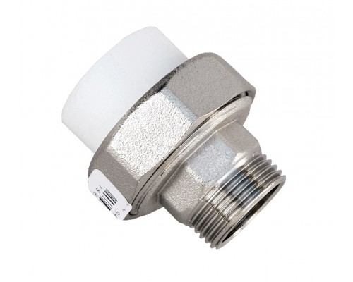 Муфта ПП разъемная (амер.) D25х3/4" НР Valfex Муфта ПП разъемная (амер.) D25х3/4" НР Valfex