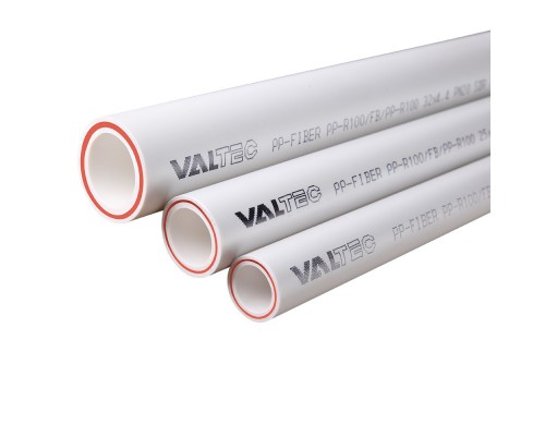 Труба ПП PN20 арм. стекл. SDR7.4 VALTEC D25 Труба ПП PN20 арм. стекл. SDR7.4 VALTEC D25