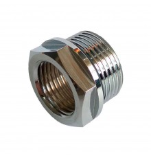 Футорка никелированная Ду32х25 ВР (1 1/4"x1") RTP