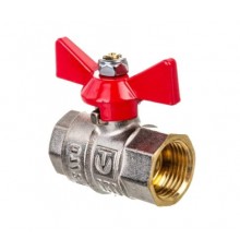 Кран шаровый VALTEC BASE Ду15 (1/2") вн/вн бабочка
