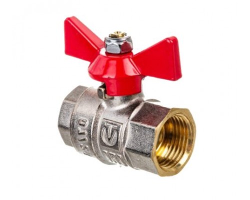 Кран шаровый VALTEC BASE Ду15 (1/2") вн/вн бабочка Кран шаровый VALTEC BASE Ду15 (1/2") вн/вн бабочка