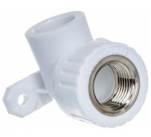 Угольник ПП комбинированный D20х1/2"ВР с креплением RTP