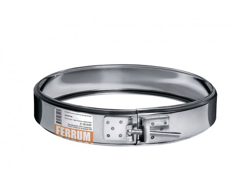 Хомут обжимной (430/0,5 мм) D350 FERRUM Хомут обжимной (430/0,5 мм) D350 FERRUM